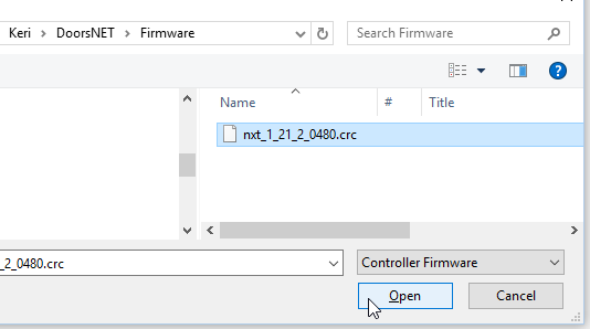 MSC Controller New Firmware File